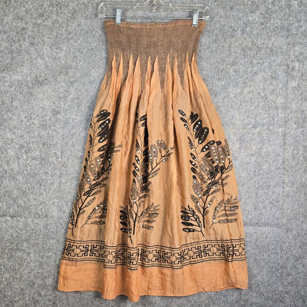 LAPIS Anthropology Dress One Size Forest Fairy Garden Beach Hippie Festival Goth